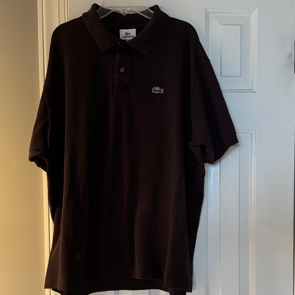Lacoste Men's Dark Brown Polo Shirt